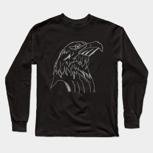 Ink Bald Eagle Long Sleeve T-Shirt